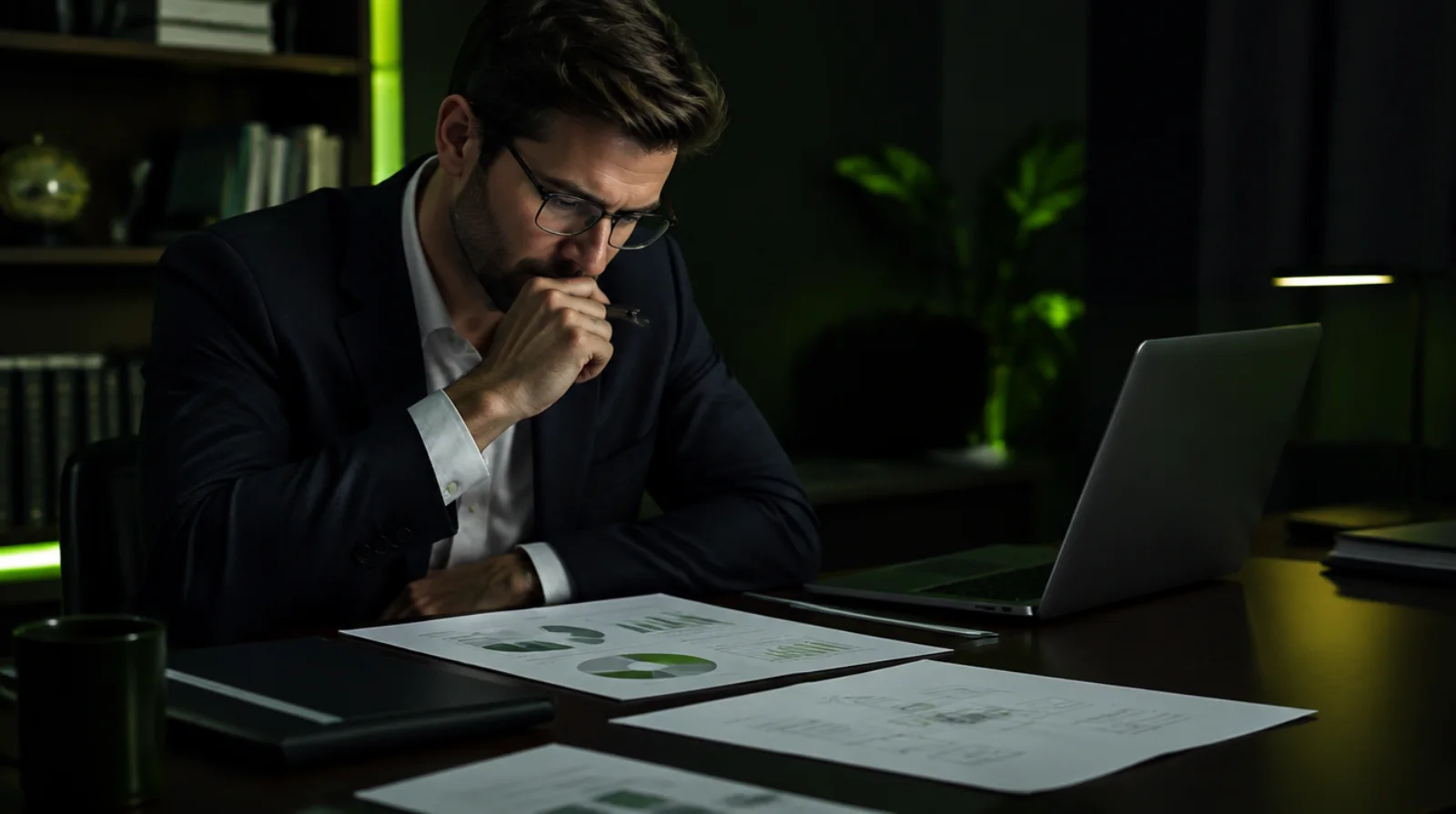 Un consultant en train d’étudier la fiche de structuration SEL