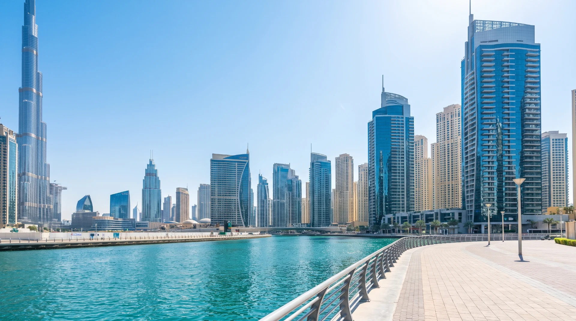 Skyline de Dubaï en plein jour